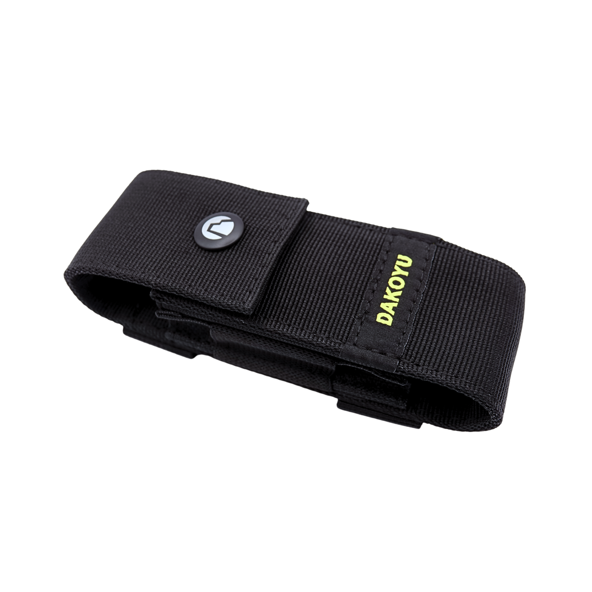 Black nylon sheath with a visible brand logo on a white background