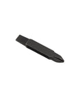 A small black flathead screwdriver bit with a Phillips drive, shown on a plain white background.